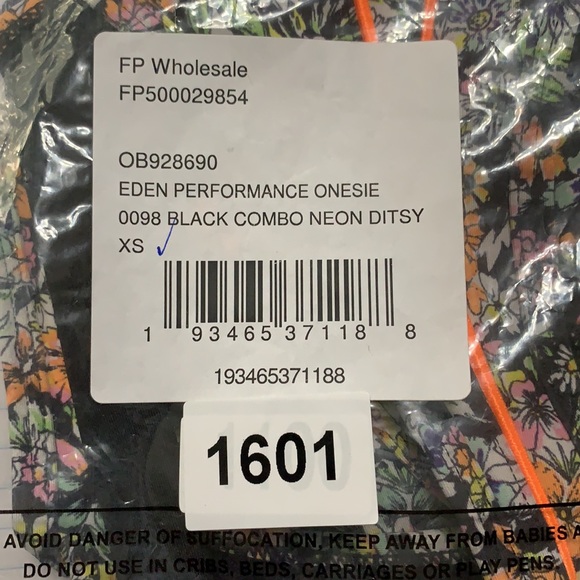 SOLD OUT——-Free People Movement Eden Performance Onsie XSmall - Picture 10 of 10